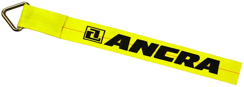 ANCRA Ancra 43795-11-30 Winch Strap, 4 in W, 5400 lb Vertical Hitch, Polyester AUTOMOTIVE ANCRA