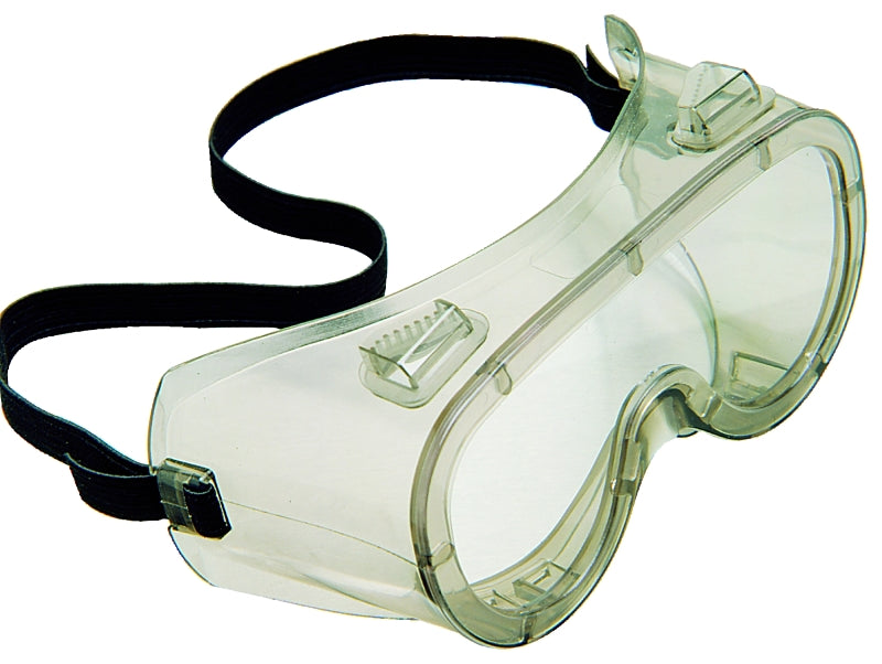 BOSS MFG Safety Works 10031205 Safety Goggles, Anti-Fog, Impact, Splash Lens, Vinyl Lens, Vinyl Frame, Clear Frame