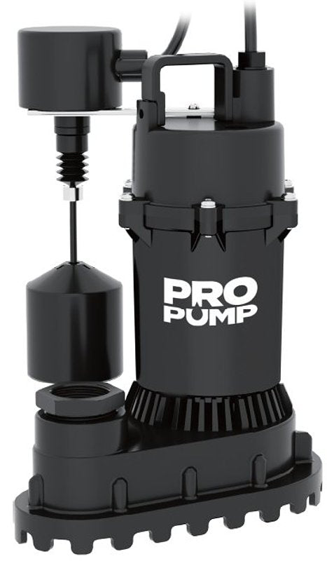 PROPUMP PRO PUMP SP50PLV Vertical Sump Pump, 1/2 hp, Aluminum Housing Material PLUMBING, HEATING & VENTILATION PROPUMP