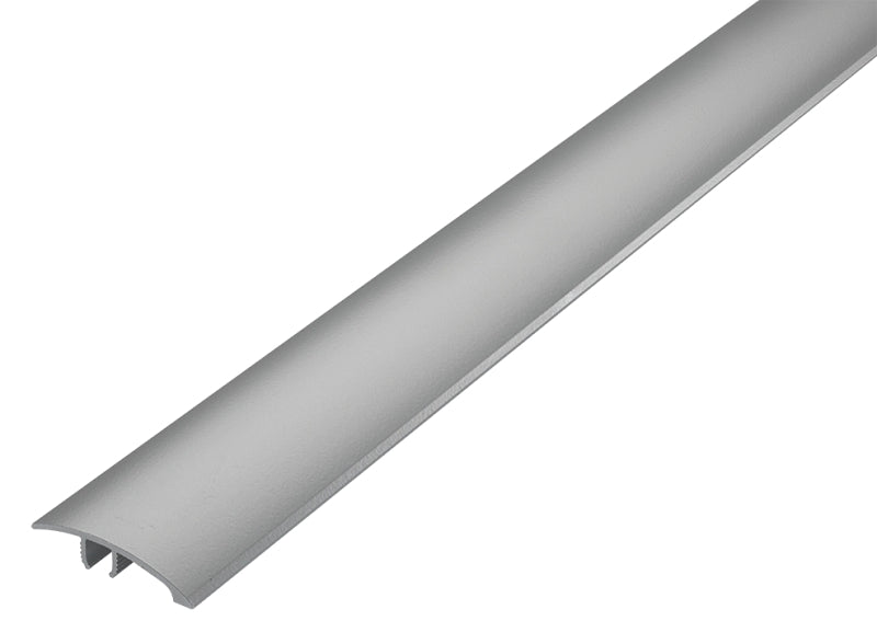 M-D M-D Cinch Series 43361 Multi-Purpose Reducer, 36 in L, 1-3/4 in W, 1 in Thick, Aluminum, Warm Gray