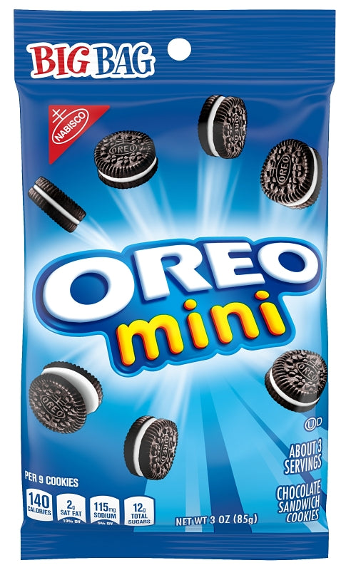 MIDWEST DISTRIBUTION Nabisco 453037 Mini Bite-Size Sandwich Cookie, Chocolate, 3 oz Bag HOUSEWARES MIDWEST DISTRIBUTION