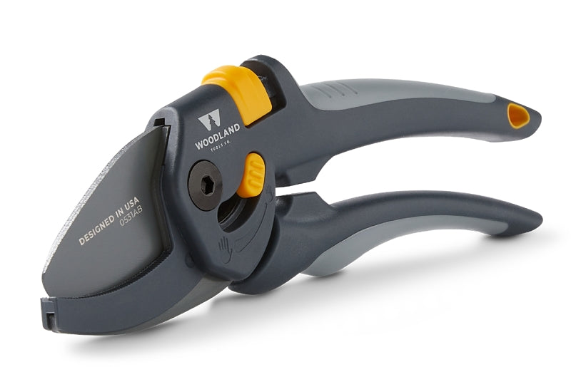 WOODLAND TOOLS CO Woodland Tools Co 05-2004-100 Heavy-Duty Pruner, 5/8 in Cutting Capacity, HCS Blade, Anvil Blade, 8.1 in OAL