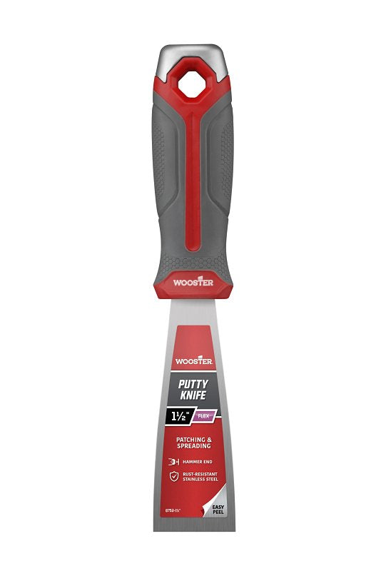 WOOSTER BRUSH Wooster 8752-1 1/2 Putty Knife, 1-1/2 in W Blade, Stainless Steel Blade