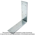 SIMPSON STRONG-TIE Simpson Strong-Tie A44 Angle, 4-3/8 in W, 4-9/16 in D, 1-1/2 in H, Steel, Galvanized/Zinc