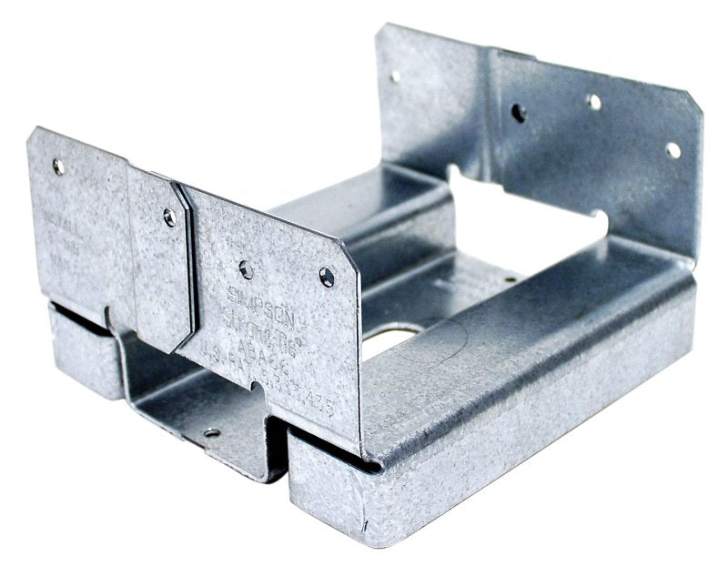 SIMPSON STRONG-TIE Simpson Strong-Tie ABA Series ABA66Z Post Base, 10,245 lb Down DF/SP, 850 lb Uplift, 6 x 6 in Post, Steel, ZMAX, 1/PK