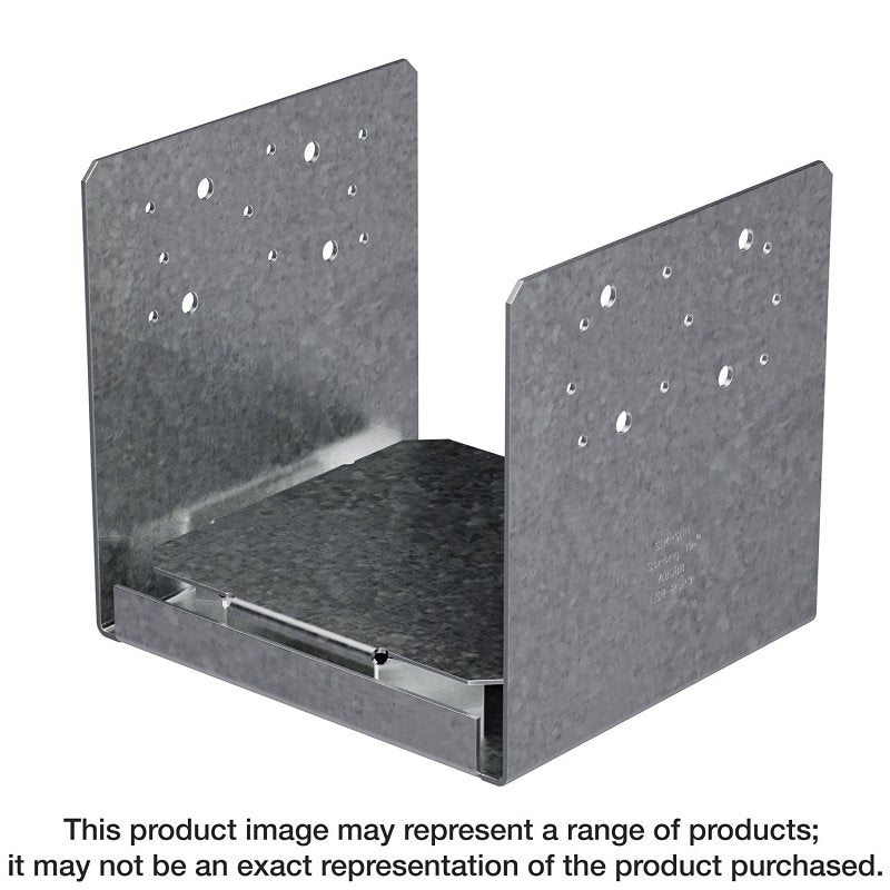 SIMPSON STRONG-TIE Simpson Strong-Tie ABU ABU66Z Post Base, 6 x 6 in Post, 12 ga Gauge, Steel, ZMAX
