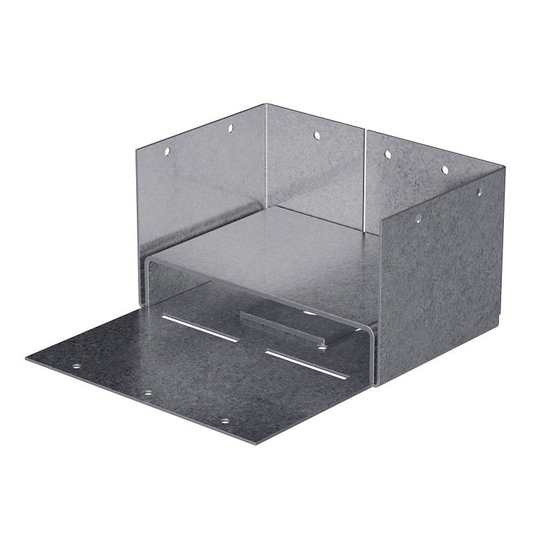 SIMPSON STRONG-TIE Simpson Strong-Tie ABW Series ABW46Z Post Base, 4590 lb Down DF/SP, 845 lb Uplift, 4 x 6 in Post, 12 ga, Steel, 1/PK