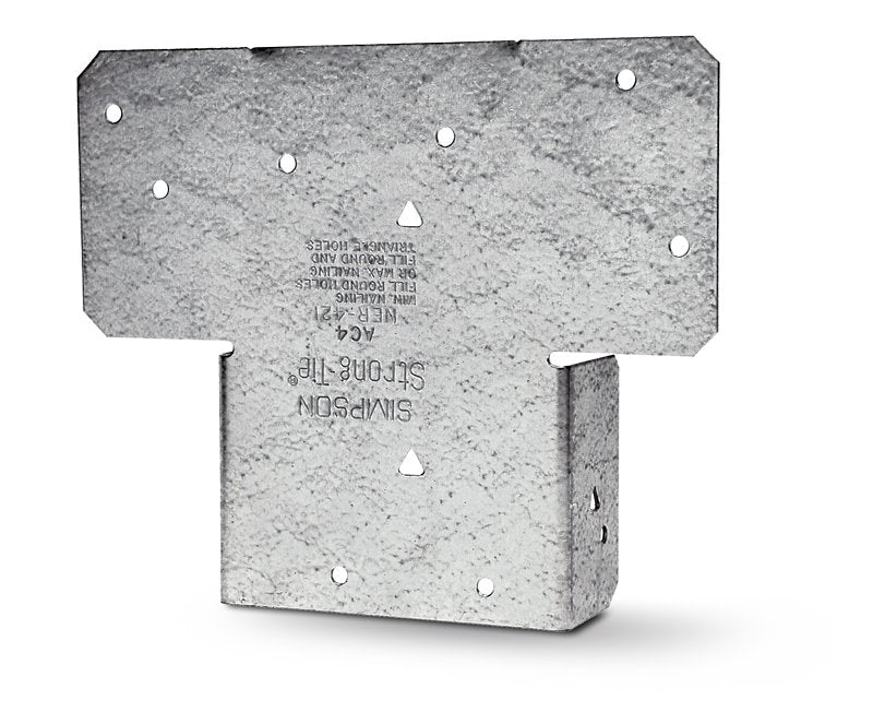 SIMPSON STRONG-TIE Simpson Strong-Tie AC AC4Z Post Cap, 4 x 4 in Post/Joist, Steel, ZMAX