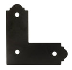 SIMPSON STRONG-TIE Simpson Strong-Tie APL APL4 Flat L-Strap Tie, 12 ga Gauge, Steel, Black, Powder-Coated