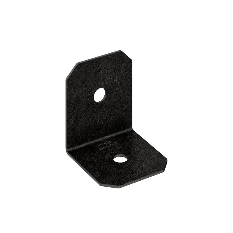 SIMPSON STRONG-TIE Simpson Strong-Tie Avant APVA4 90 deg Ornamental Angle, 3 to 3-1/4 in W, 3 in D, Steel, Black, Powder-Coated
