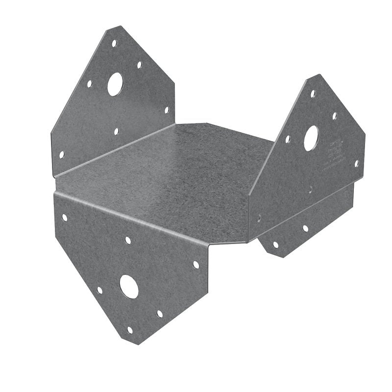 SIMPSON STRONG-TIE Simpson Strong-Tie BC Series BC6 Post Cap, 1185 lb Uplift, 1825 lb Lateral, Steel, Galvanized, 1/PK