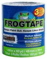 FROGTAPE FrogTape 104957 Painter's Tape, 60 yd L, 1.88 in W, Blue PAINT FROGTAPE