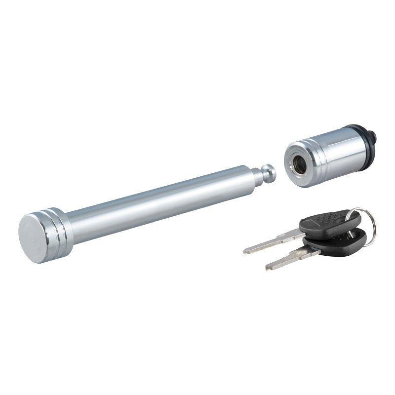 CURT Curt 23025 Hitch Lock, 5/8 in Dia Pin, 6-3/8 in OAL, Carbon Steel, Chrome AUTOMOTIVE CURT
