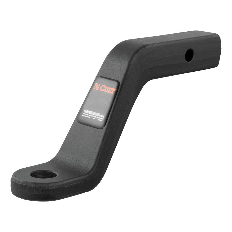 CURT Curt 45342 Ball Mount, 9-1/2 in L, 6 in Drop, 5 in Rise, Class 5 Hitch, Steel, Carbide AUTOMOTIVE CURT