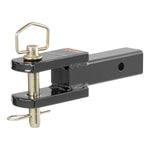 CURT Curt 45821 Ball Mount, 1 in Dia Hitch Ball, Steel Hitch Ball, Gloss Black Powder-Coated AUTOMOTIVE CURT