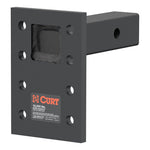 CURT Curt 48323 Adjustable Pintle-Mount Plate, Steel, Carbide Powder-Coated, Black AUTOMOTIVE CURT