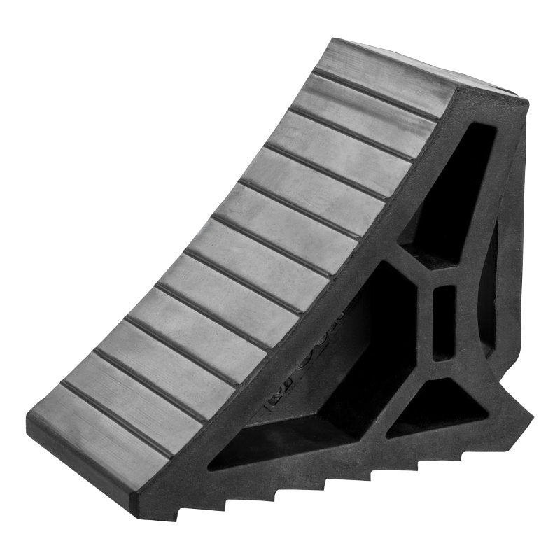 CURT Curt 22801 Wheel Chock, 7-3/8 in L, 5-7/8 in W, 3-7/8 in H, Rubber AUTOMOTIVE CURT