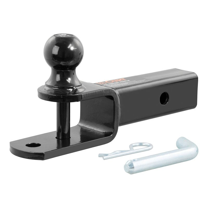 CURT Curt 45005 3-in-1 ATV Ball Mount, 1-7/8 in Dia Hitch Ball, Steel, Gloss Powder-Coated AUTOMOTIVE CURT