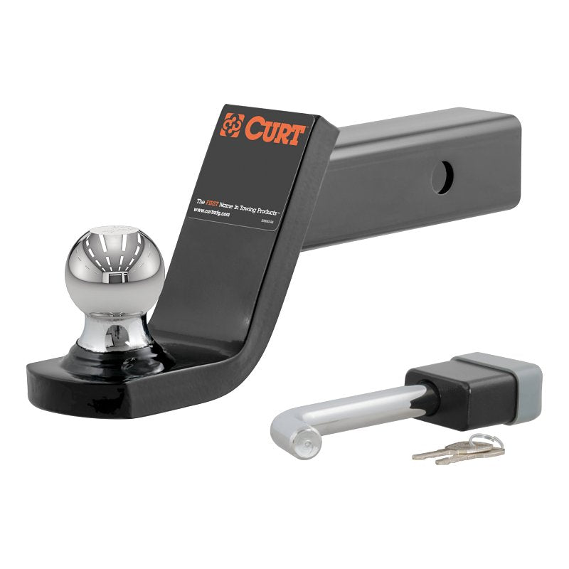 CURT Curt 45142 Towing Starter Kit, 2 in Dia Hitch Ball, Powder-Coated AUTOMOTIVE CURT   