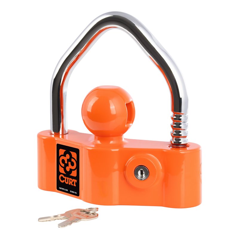 CURT Curt 23091 Heavy-Duty Trailer Coupler Lock, U-Lock Lock, Aluminum, Powder-Coated AUTOMOTIVE CURT