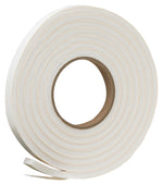 FROST KING Frost King R534WH Foam Tape, 3/4 in W, 10 ft L, 5/16 in Thick, Rubber, White