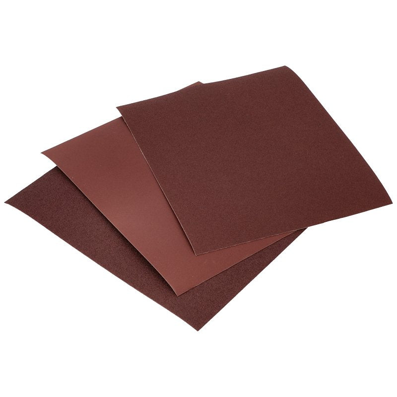 NORTON Norton MetalSand 07660747855 Sanding Sheet, 11 in L, 9 in W, Emery Abrasive, Cloth Backing