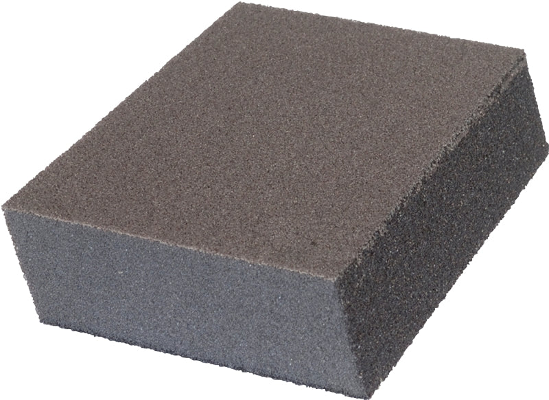 NORTON Norton MultiSand 02082 Sanding Sponge, 4-7/8 in L, 2-7/8 in W, Fine, Medium BUILDING MATERIALS NORTON