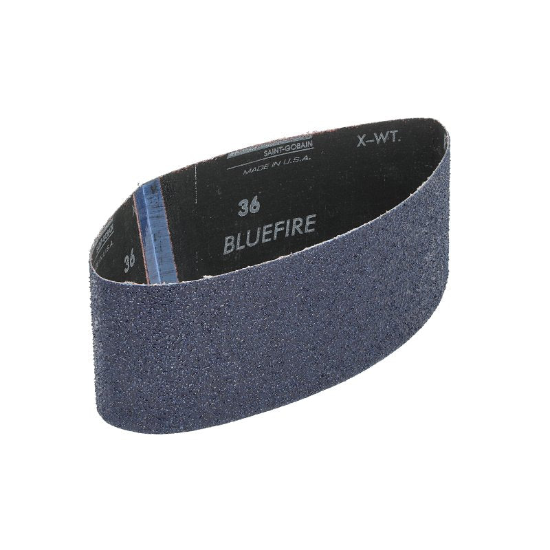 NORTON Norton 02228 Sanding Belt, 3 in W, 21 in L, Zirconia Aluminum Abrasive, 36 Grit, Extra Coarse