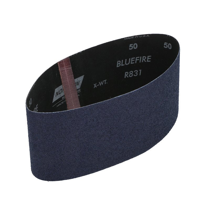 NORTON Norton 05473 Sanding Belt, 4 in W, 24 in L, 50 Grit, Coarse, Zirconia Aluminum Abrasive TOOLS NORTON