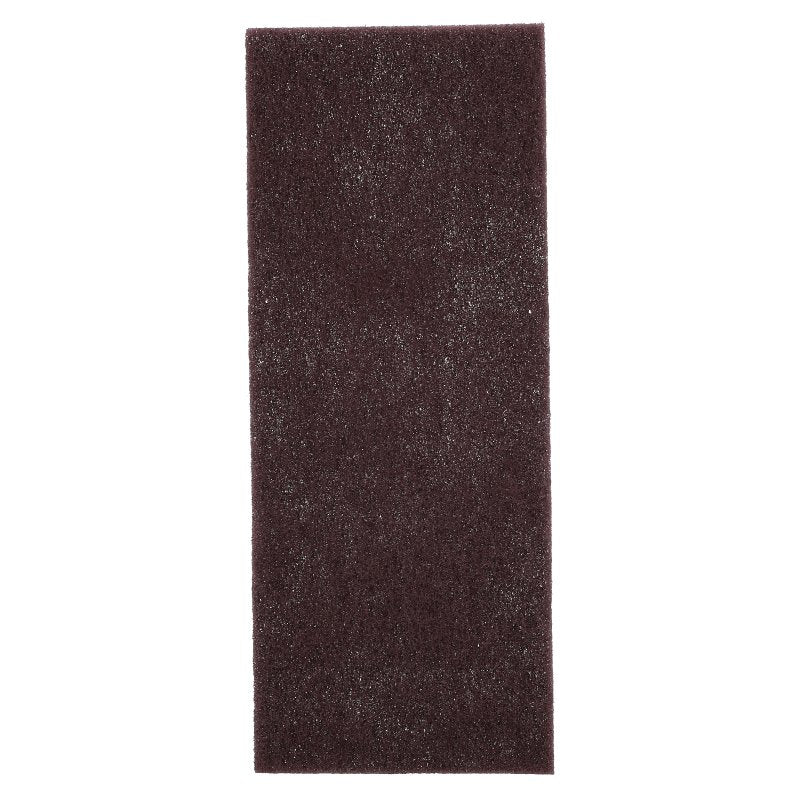 NORTON Norton 07660748148 Hand Pad, Maroon, 11 in L, 4-3/8 in W