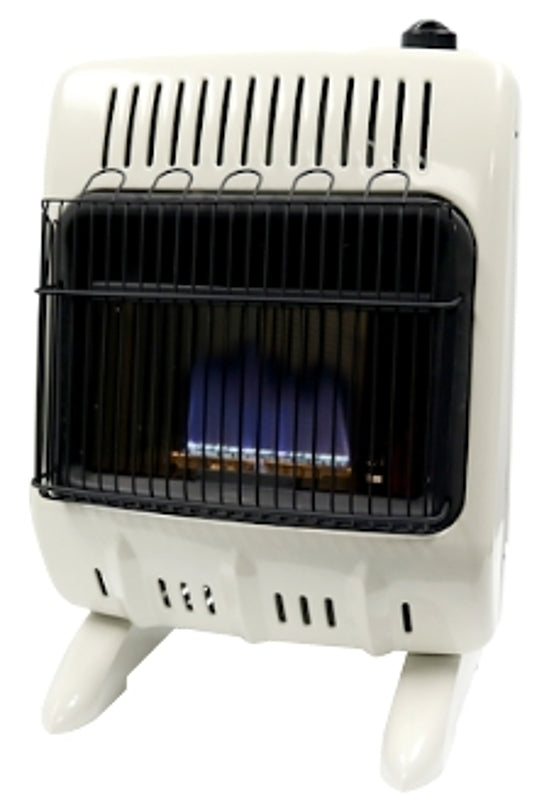 MR HEATER Mr. Heater MHVFDF10BF Series Vent-Free Blue Flame Heater, 200 sq-ft Heating Area, 20 lb Tank, 10,000 Btu, White APPLIANCES & ELECTRONICS MR HEATER