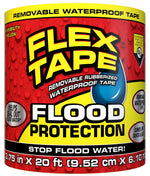 FLEX SEAL Flex Tape Flood Protection RTSYELR0420 Tape, 20 ft L, 3.75 in W, Rubber Backing, Yellow