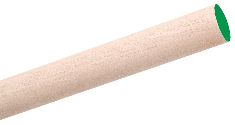 WADDELL Waddell 6704UB Dowel Rod, 1/4 in Dia, 48 in L, Birchwood AUTOMOTIVE WADDELL