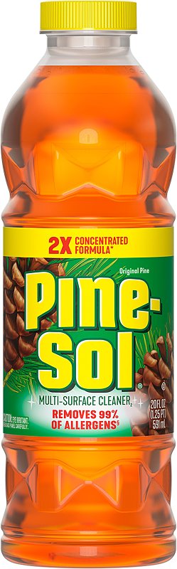 PINE-SOL Pine-Sol 10041294601495 Multi-Surface Cleaner and Disinfectant, 20 oz, Bottle, Liquid, Original Pine