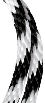 BARON Baron 54033 Rope, 5/8 in Dia, 140 ft L, 325 lb Working Load, Polypropylene, Black/White HARDWARE & FARM SUPPLIES BARON