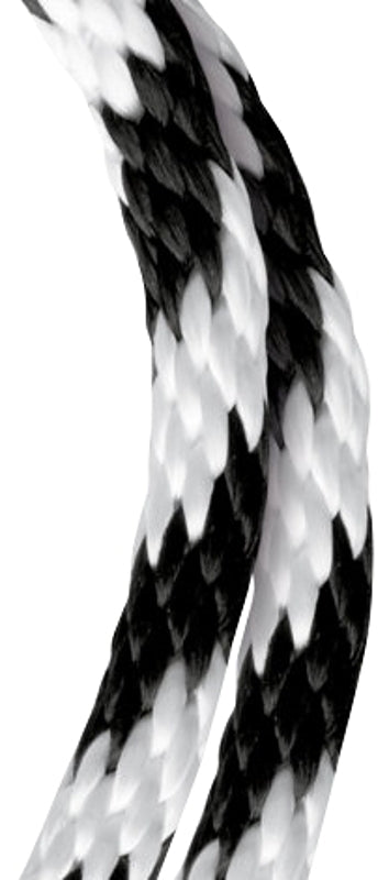BARON Baron 54033 Rope, 5/8 in Dia, 140 ft L, 325 lb Working Load, Polypropylene, Black/White HARDWARE & FARM SUPPLIES BARON