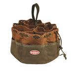 BUCKET BOSS Bucket Boss 25001 Parachute Bag, 10 in W, 10 in D, 6-1/2 in H, 19-Pocket, Canvas, Brown TOOLS BUCKET BOSS