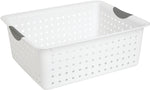 STERILITE Sterilite Ultra 16268006 Storage Basket, 1.5 cu-ft Capacity, Plastic, White