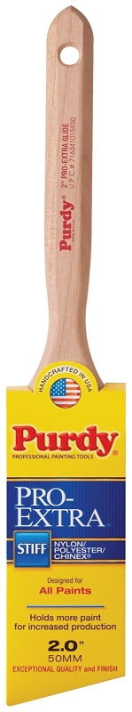 PURDY Purdy 144152720 Trim Brush, 2 in W, Nylon/Polyester Bristle, Fluted Handle PAINT PURDY