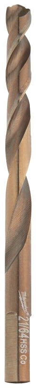 MILWAUKEE Milwaukee RED HELIX 48-89-2318 Jobber Drill Bit, 21/64 in Dia, 4-3/4 in OAL, Twist Flute, 2-Flute