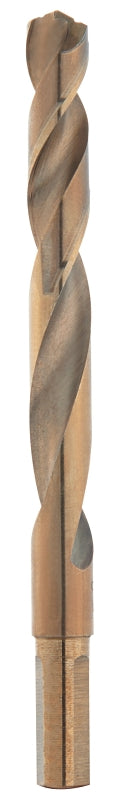 MILWAUKEE Milwaukee RED HELIX Series 48-89-2328 Drill Bit, 31/64 in Dia, 5.12 in OAL, 3/8 in Dia Shank, 3-Flat, Reduced Shank TOOLS MILWAUKEE