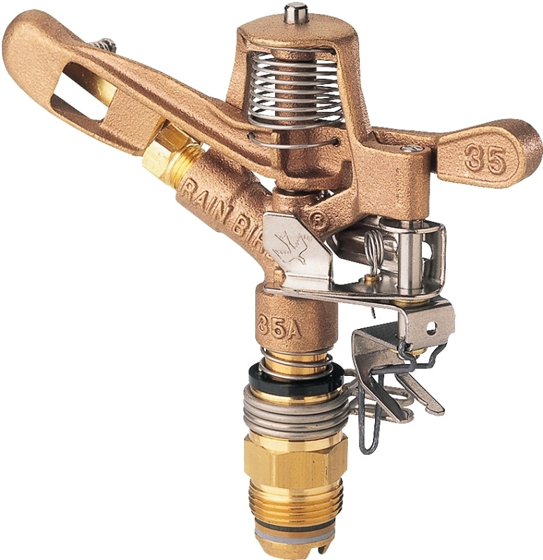 RAINBIRD Rain Bird 35ADJTNTB Impact Sprinkler, 3/4 in Connection, Full/Part Circle, Brass/Bronze/Stainless Steel