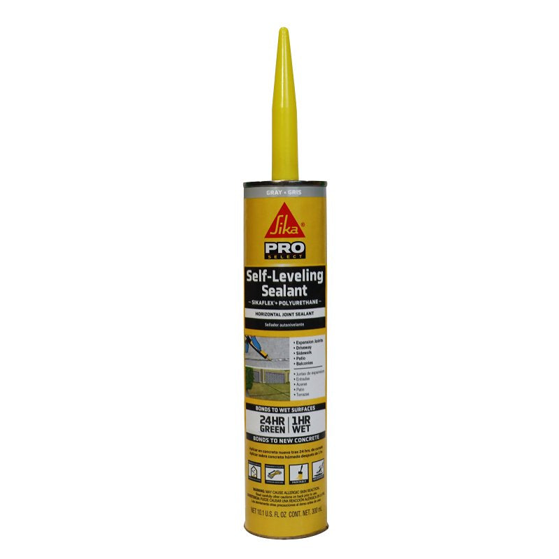 SIKAFLEX Sika SIKAFLEX PRO SELECT Series 515304 Self-Leveling Sealant, Gray, 10.1 fl-oz Cartridge