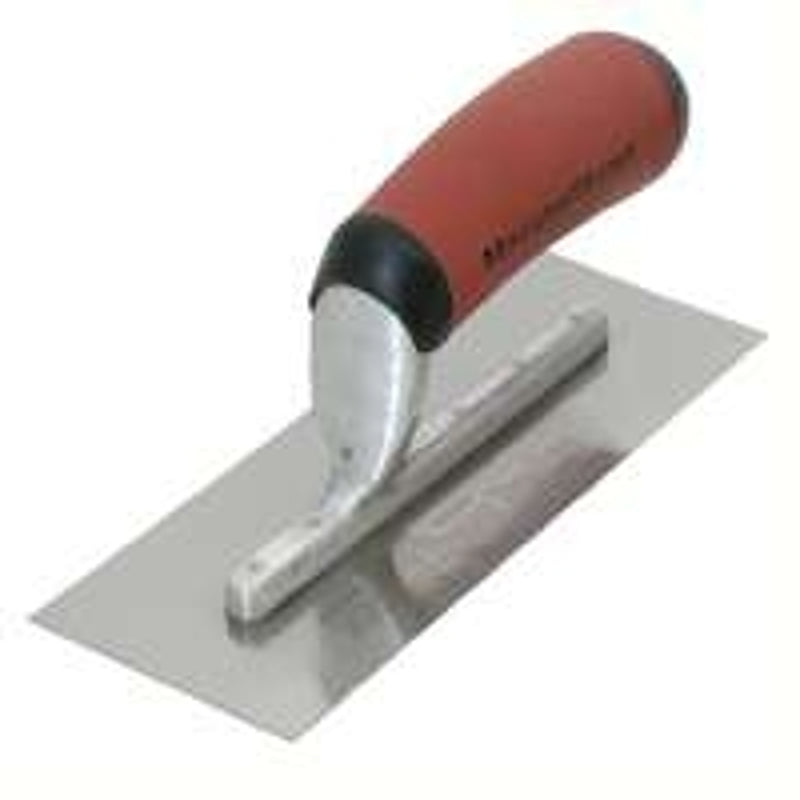MARSHALLTOWN Marshalltown 11D Midget Trowel, 8 in L Blade, 3 in W Blade, Carbon Steel Blade, Curved Handle, Rubber Handle TOOLS MARSHALLTOWN