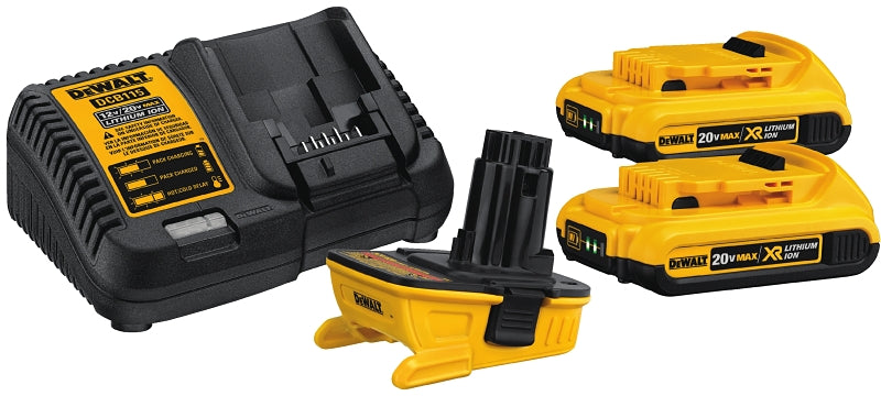 DEWALT DEWALT DCA2203C Battery Adapter Kit, 18 to 20 V Input, 2 Ah, Battery Included: Yes