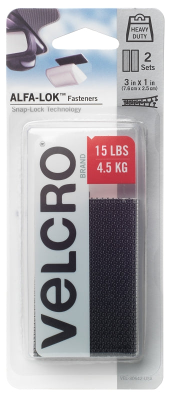 VELCRO BRAND VELCRO Brand ALFA-LOK VEL-30642-USA Fastener, 3 in L HARDWARE & FARM SUPPLIES VELCRO BRAND