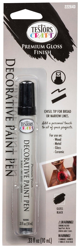 TESTORS Testors 222643 Enamel Paint Pen, Chisel Lead/Tip PAINT TESTORS
