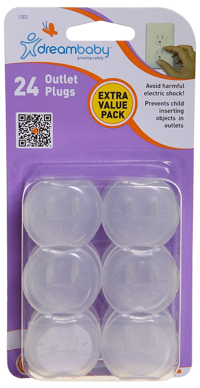 TEE-ZED PRODUCTS LLC Dreambaby L1821 Outlet Plug, Electrical, 24/PK
