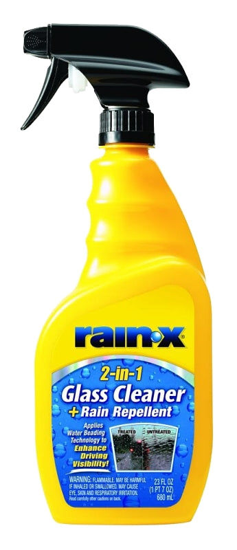 RAIN-X Rain-X 5071268 Glass Cleaner, 23 oz, Liquid, Slight Fruity AUTOMOTIVE RAIN-X