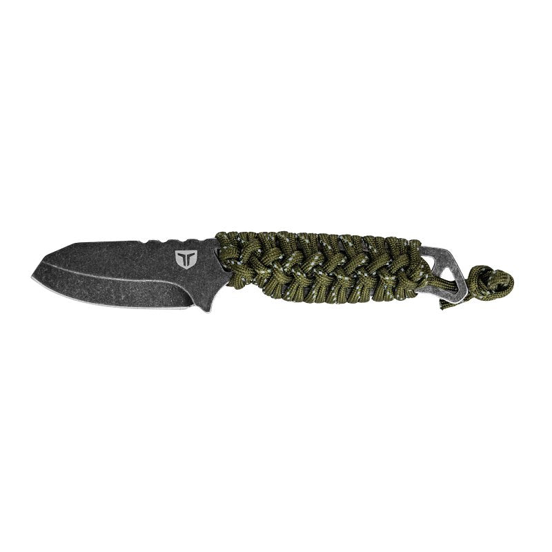BOLLINGER INDUSTRIES True NEKKID Series TRU-FXK-1020 Fixed Blade Knife, 2.4 in L Blade, Stainless Steel Blade, Skeletal Handle, Black Handle